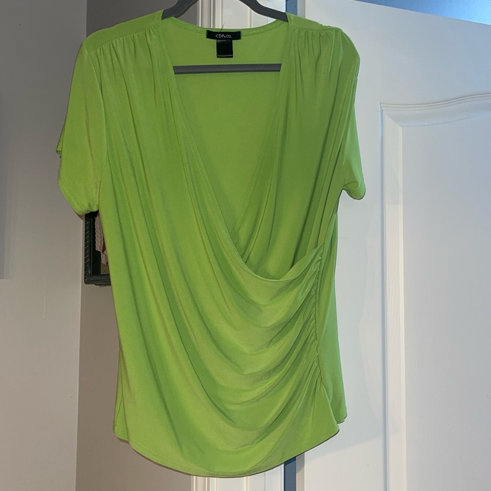 Bright Green Blouse